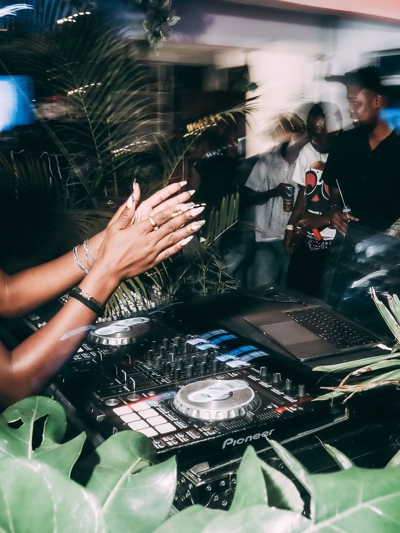 A DJ behind the decks at a Wild House night
